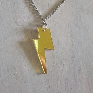 Lighting bolt  necklace